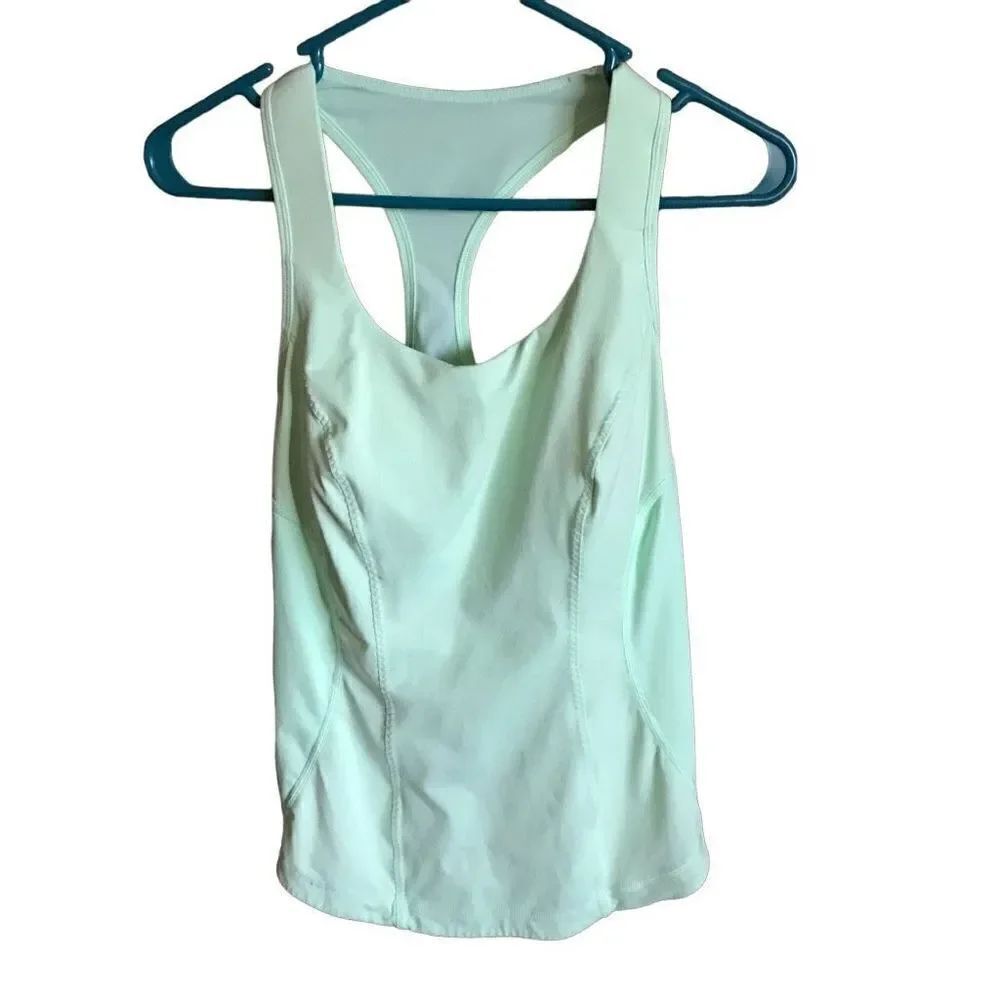 Lululemon athletic tank top mint green size Small  workout wear